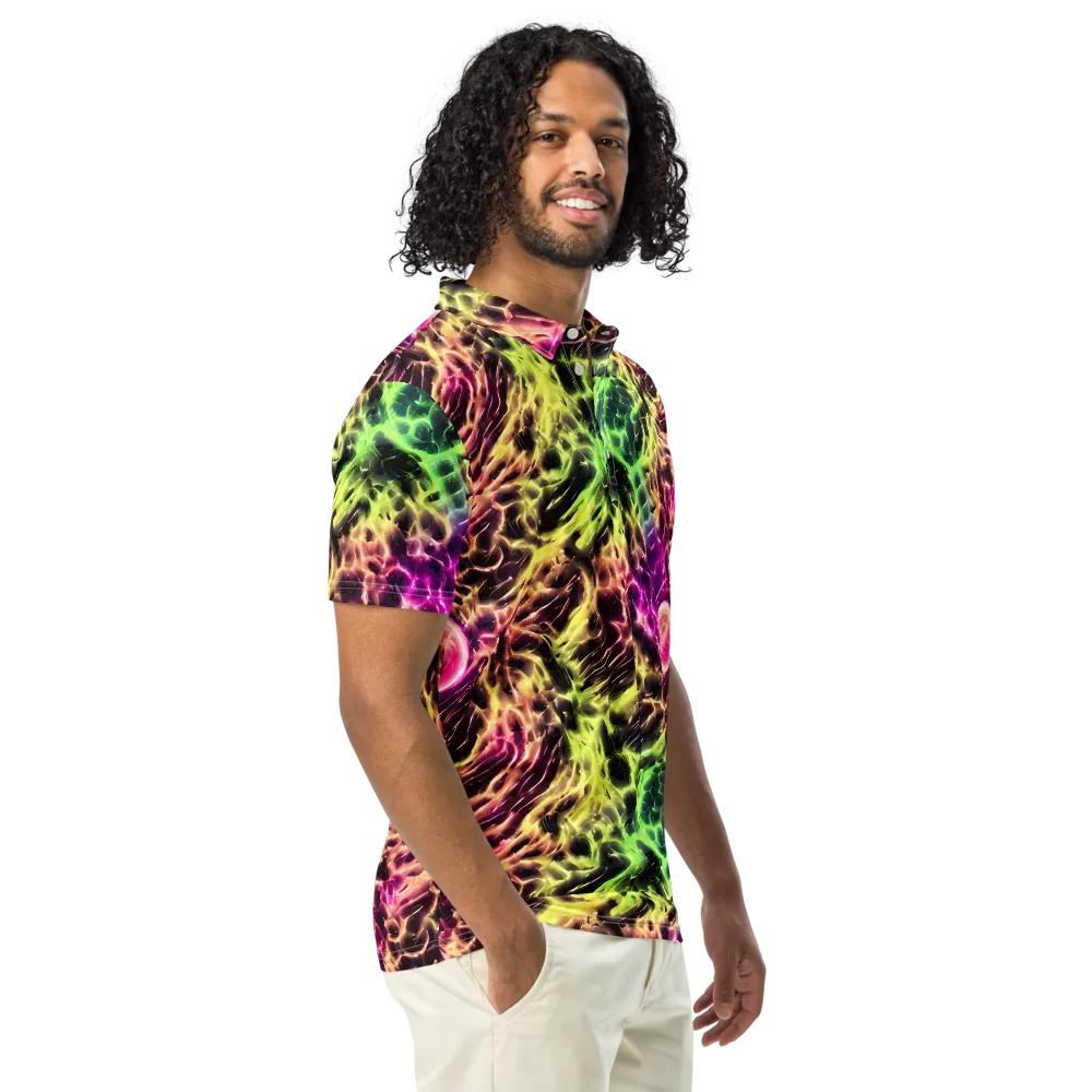 Brouwer's Blaze on Men's Slim Fit Polo Shirt — Right Front