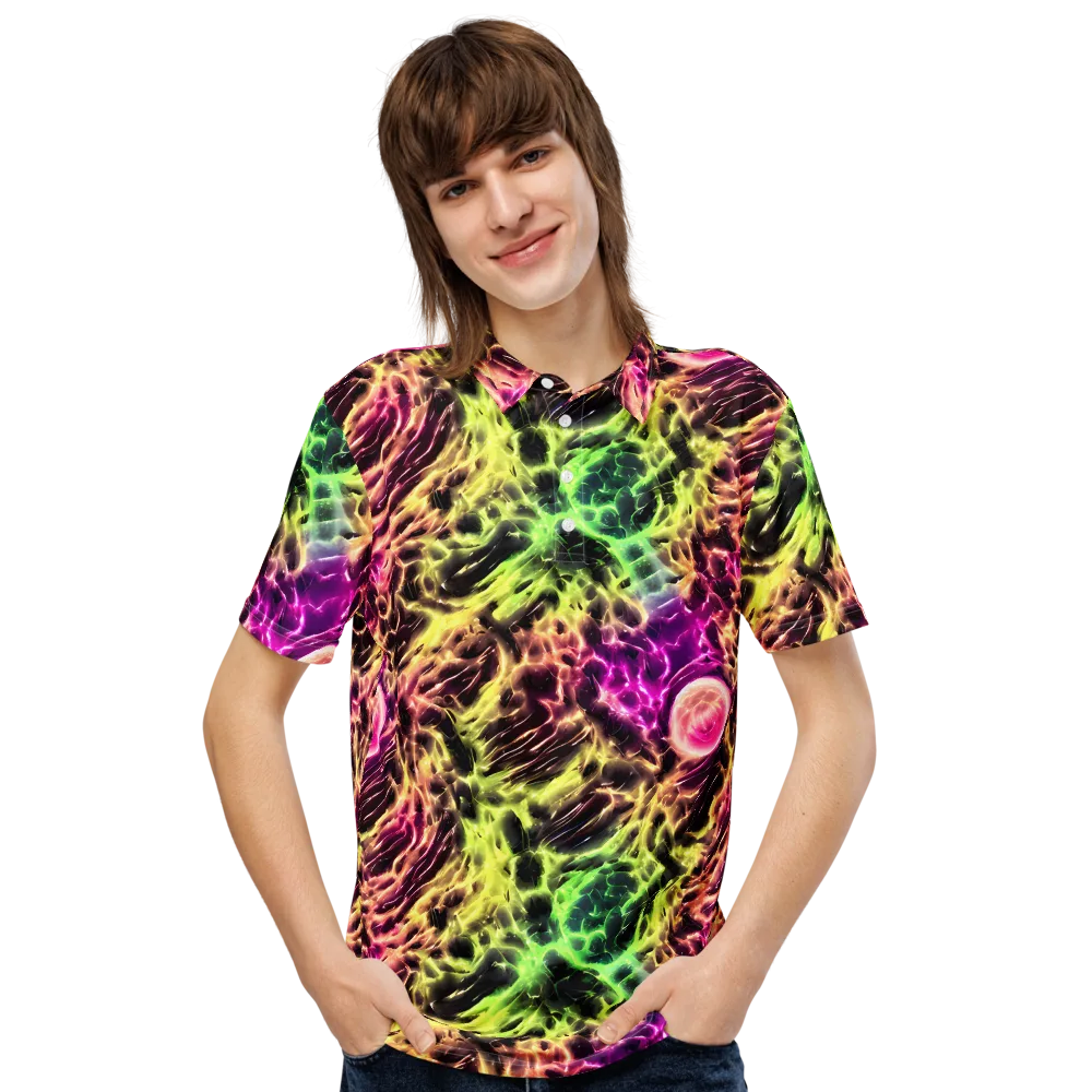 Brouwer's Blaze on Men's Slim Fit Polo Shirt — Front