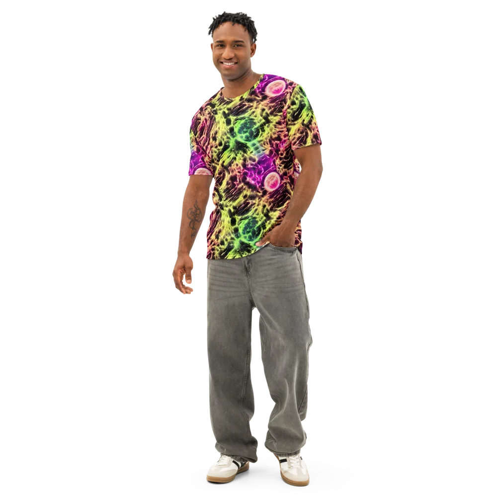 Brouwer's Blaze on Men's Cotton Crew Neck T-Shirt — Front