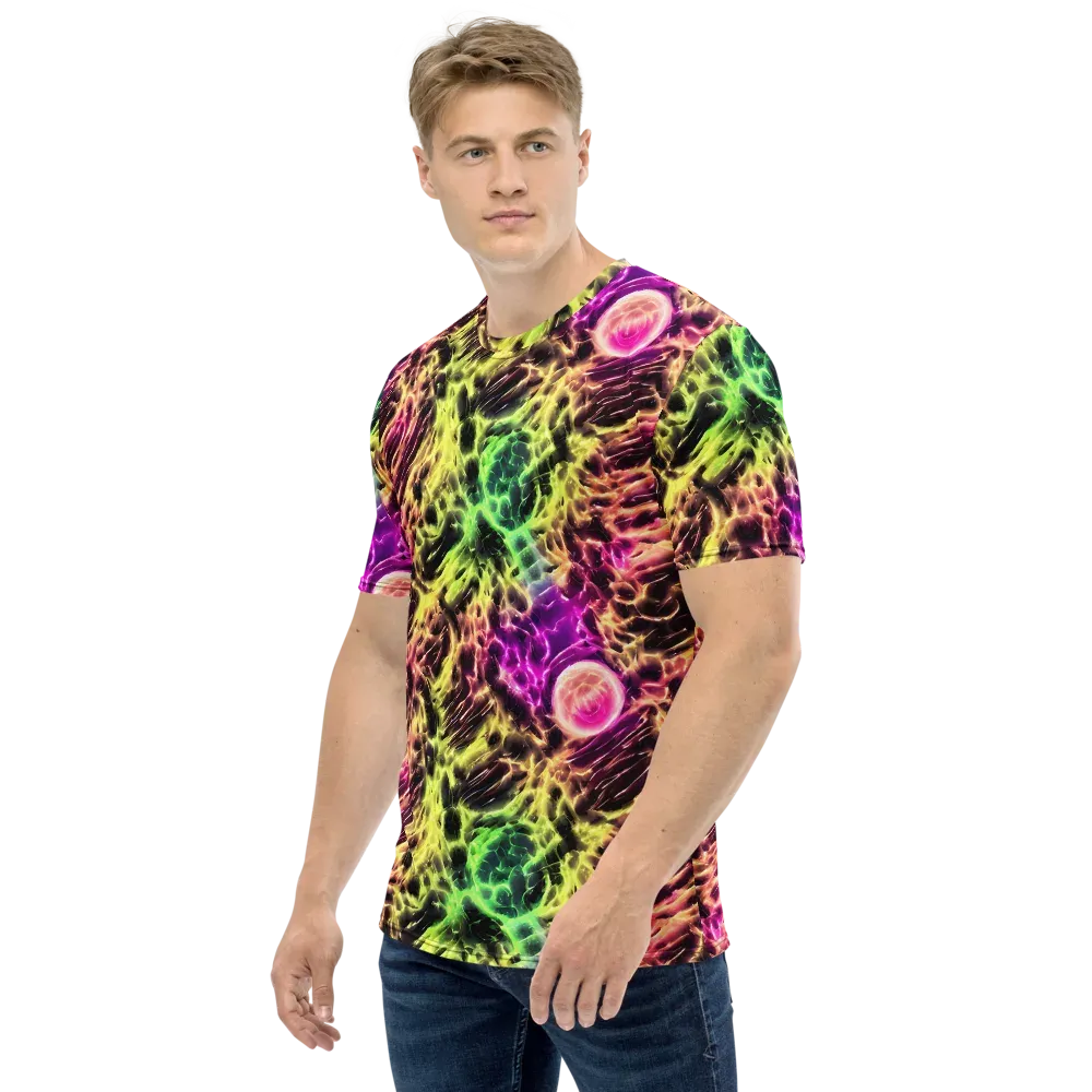 Brouwer's Blaze on Men's Crew Neck T-Shirt — Left