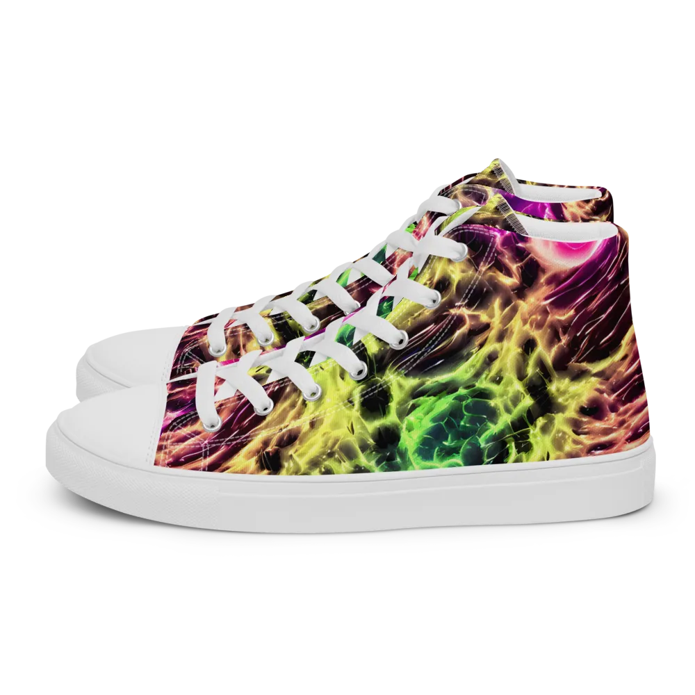 Brouwer's Blaze on Men's High Top Canvas Shoes — Left