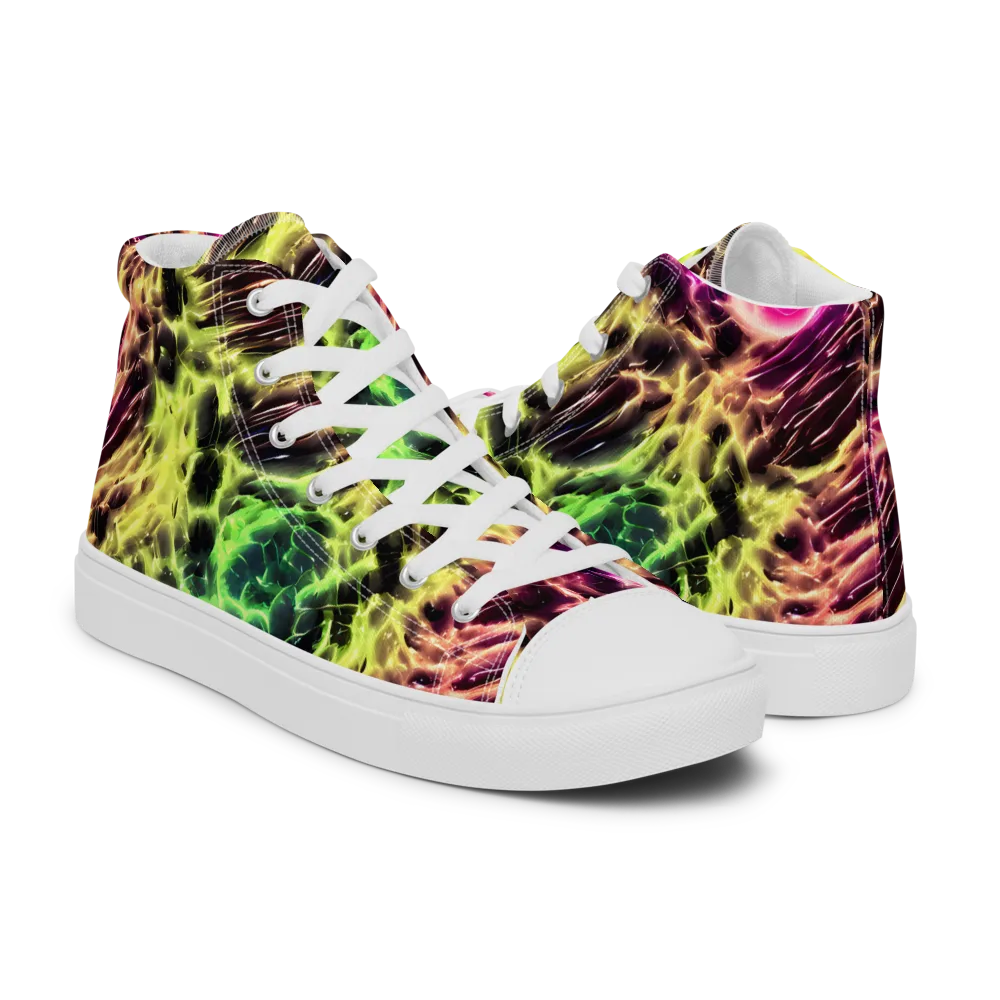 Brouwer's Blaze on Men's High Top Canvas Shoes — Right