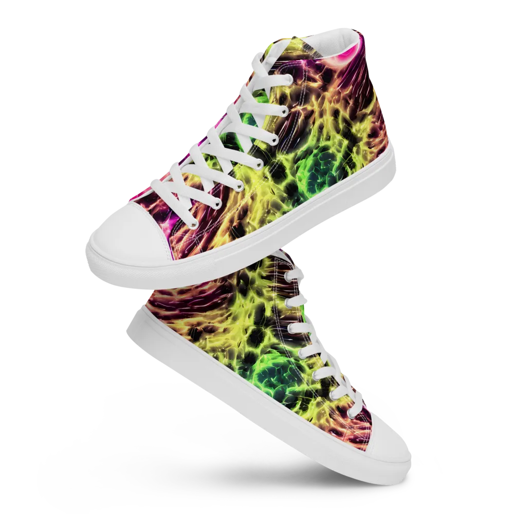 Brouwer's Blaze on Men's High Top Canvas Shoes — Front