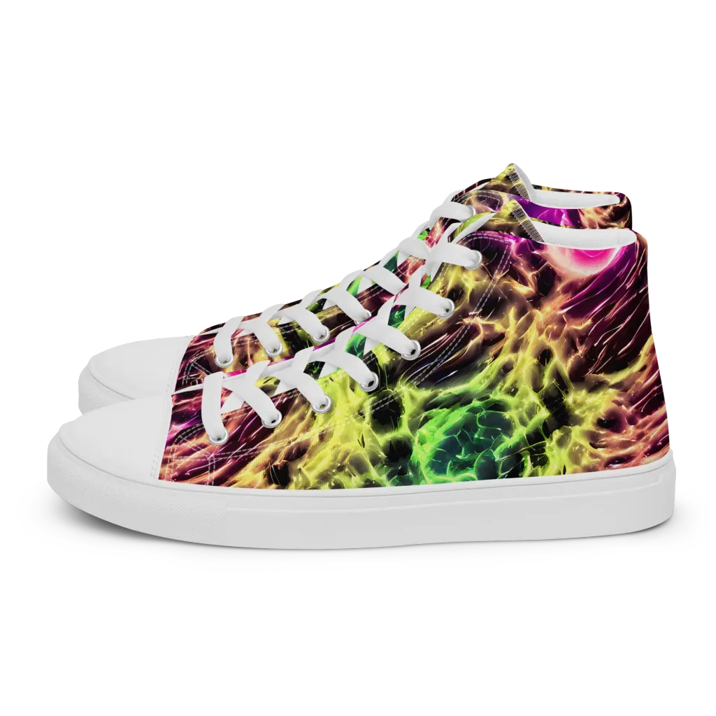 Brouwer's Blaze on Women's High Top Canvas Shoes — Left