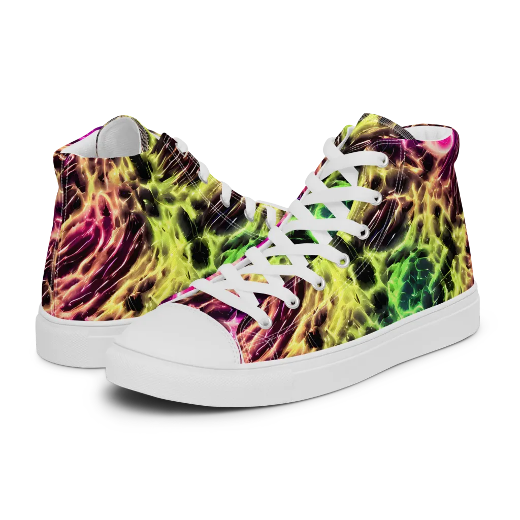 Brouwer's Blaze on Women's High Top Canvas Shoes — Left