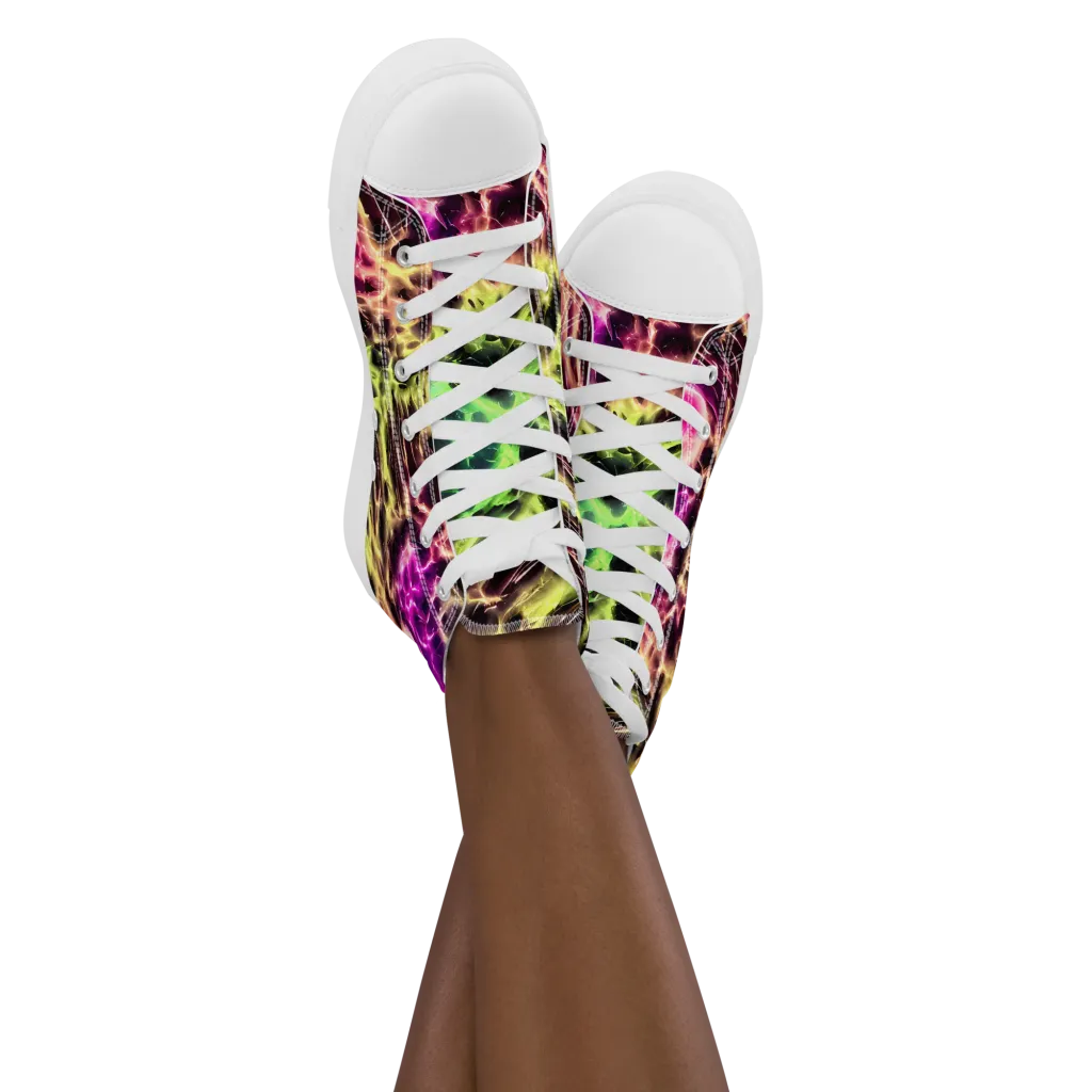 Brouwer's Blaze on Women's High Top Canvas Shoes — Front