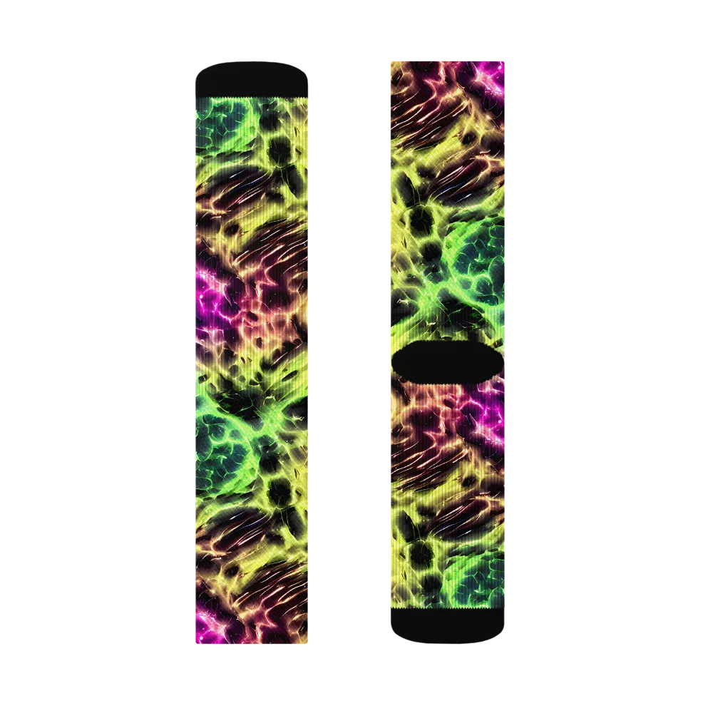 Brouwer's Blaze on Socks — Right Sock