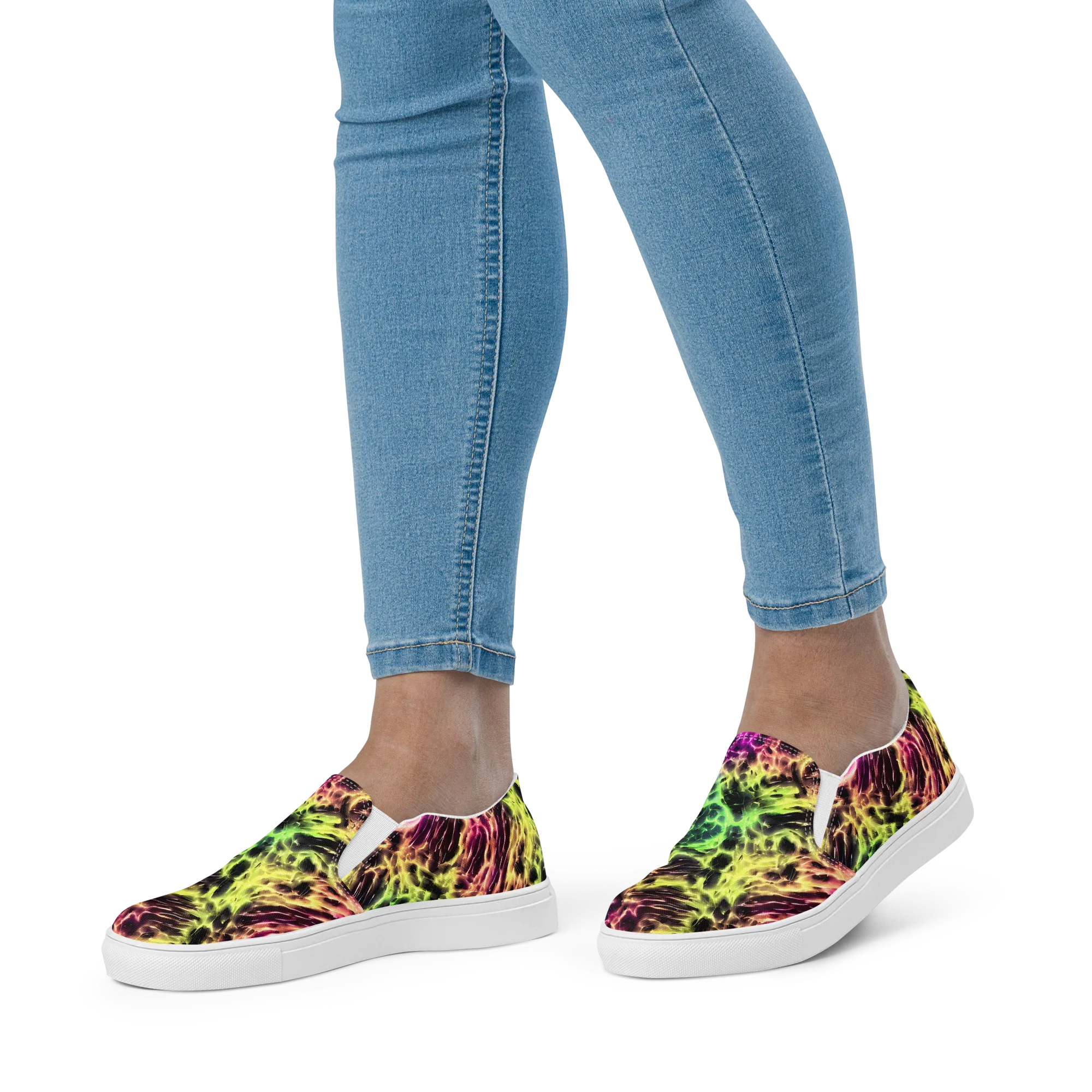 Brouwer's Blaze on Women's Slip-On Canvas Shoes — Front