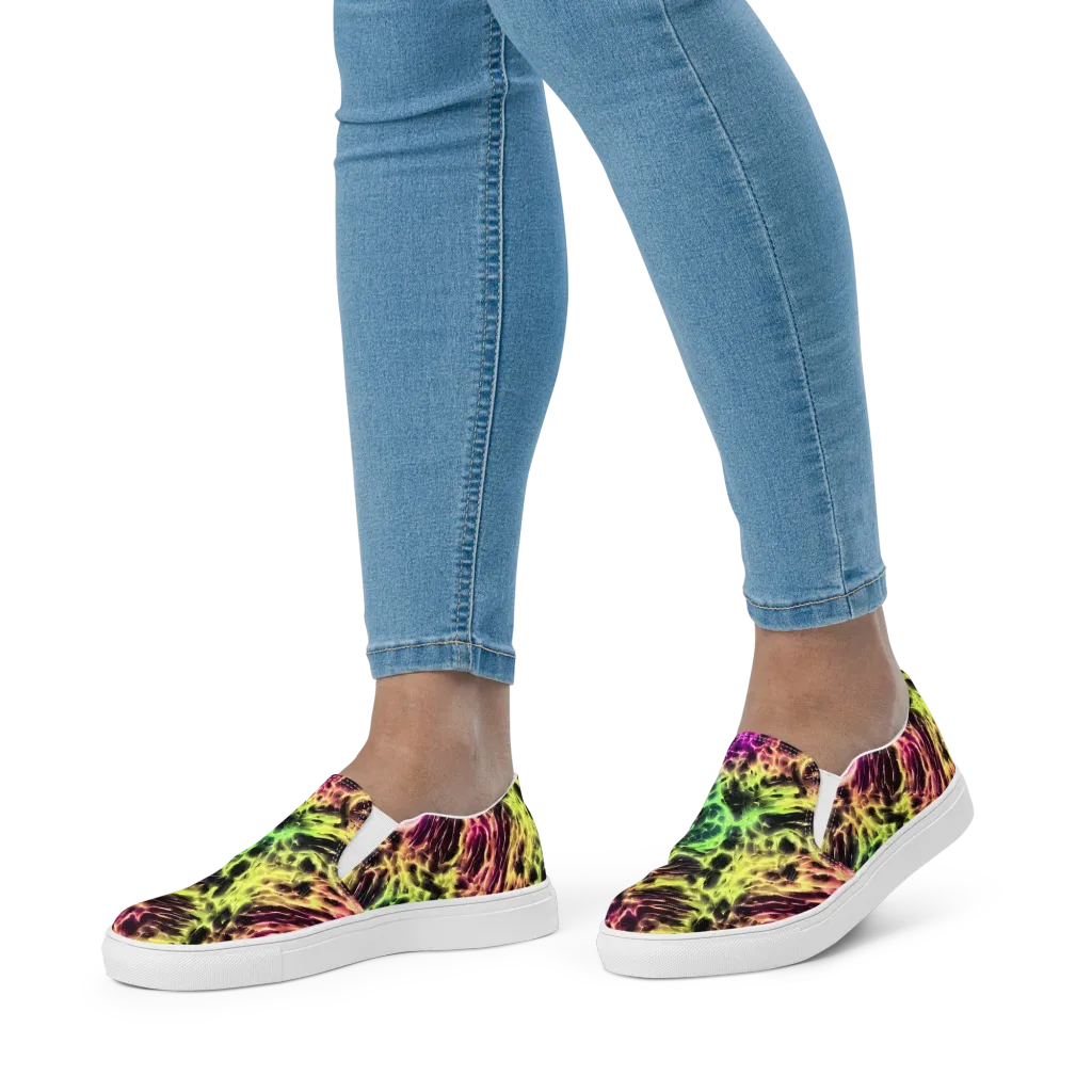 Brouwer's Blaze on Women's Slip-On Canvas Shoes — Front