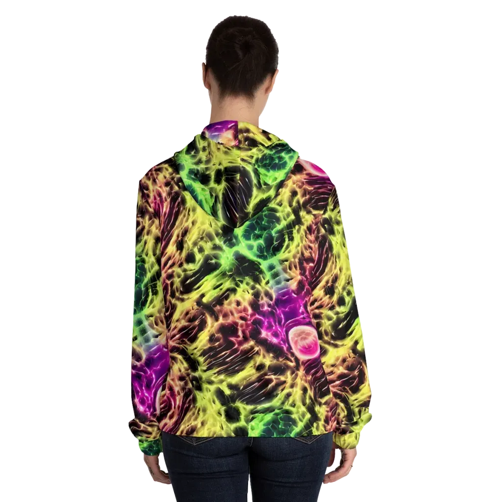Brouwer's Blaze on Women's Full-Zip Hoodie — Back On Person