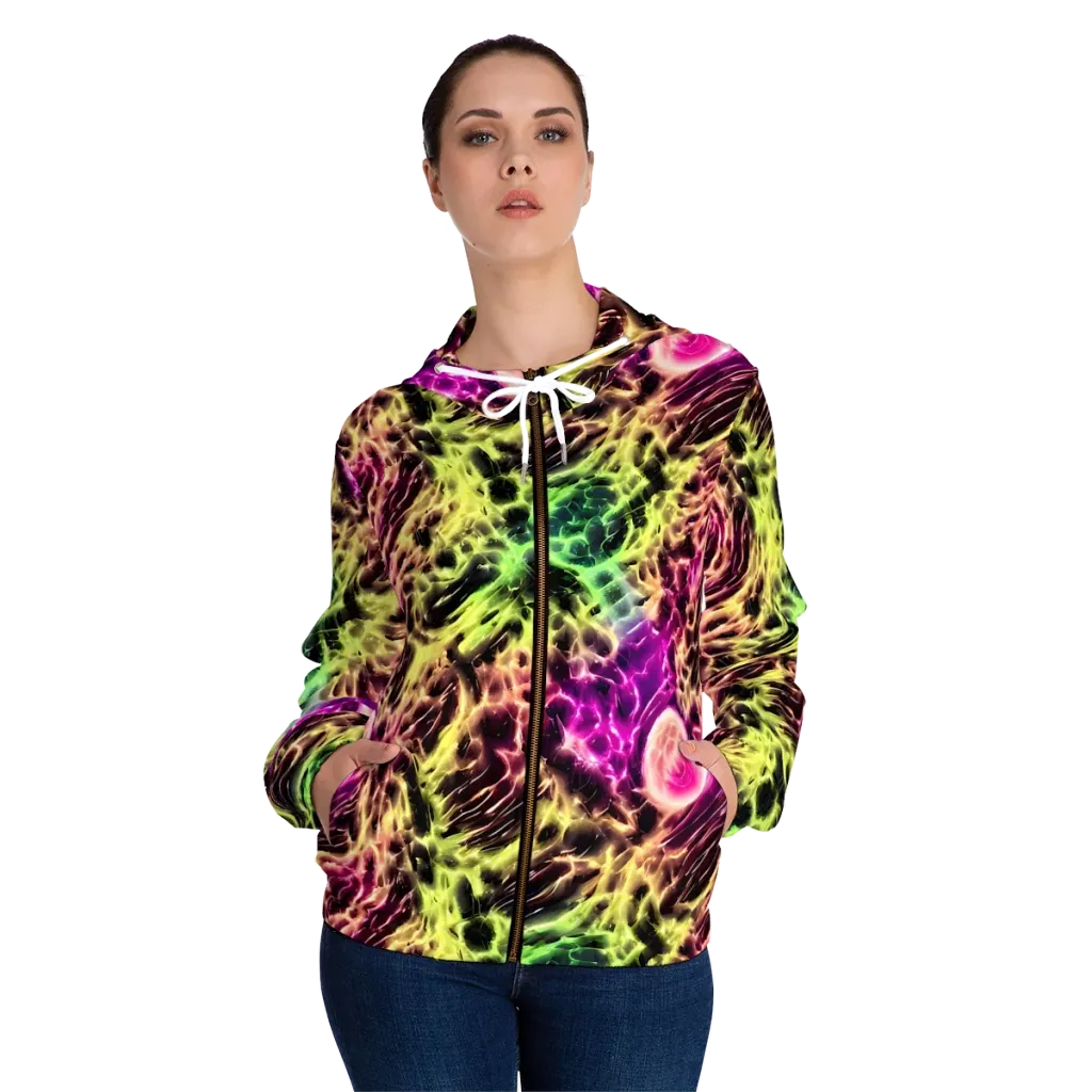 Brouwer's Blaze on Women's Full-Zip Hoodie — Front On Person