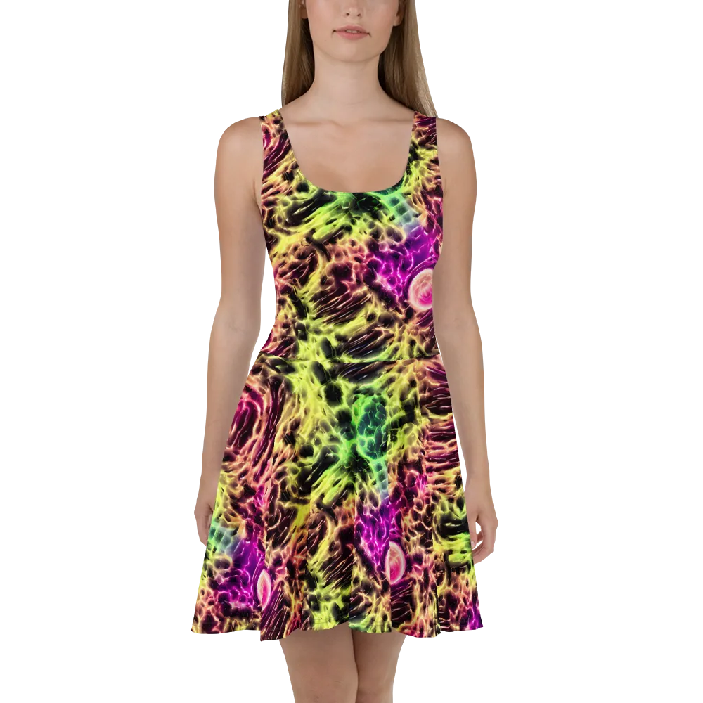 Brouwer's Blaze on Skater Dress — Front