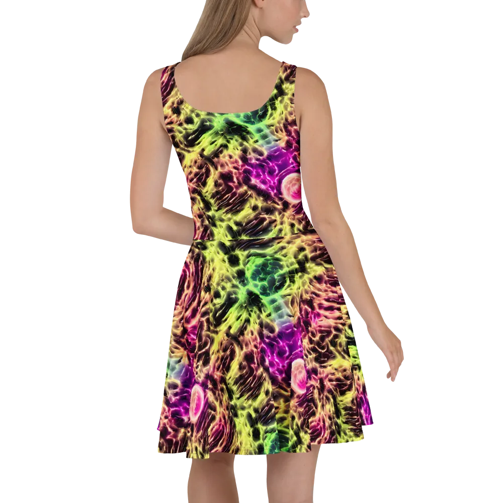 Brouwer's Blaze on Skater Dress — Back