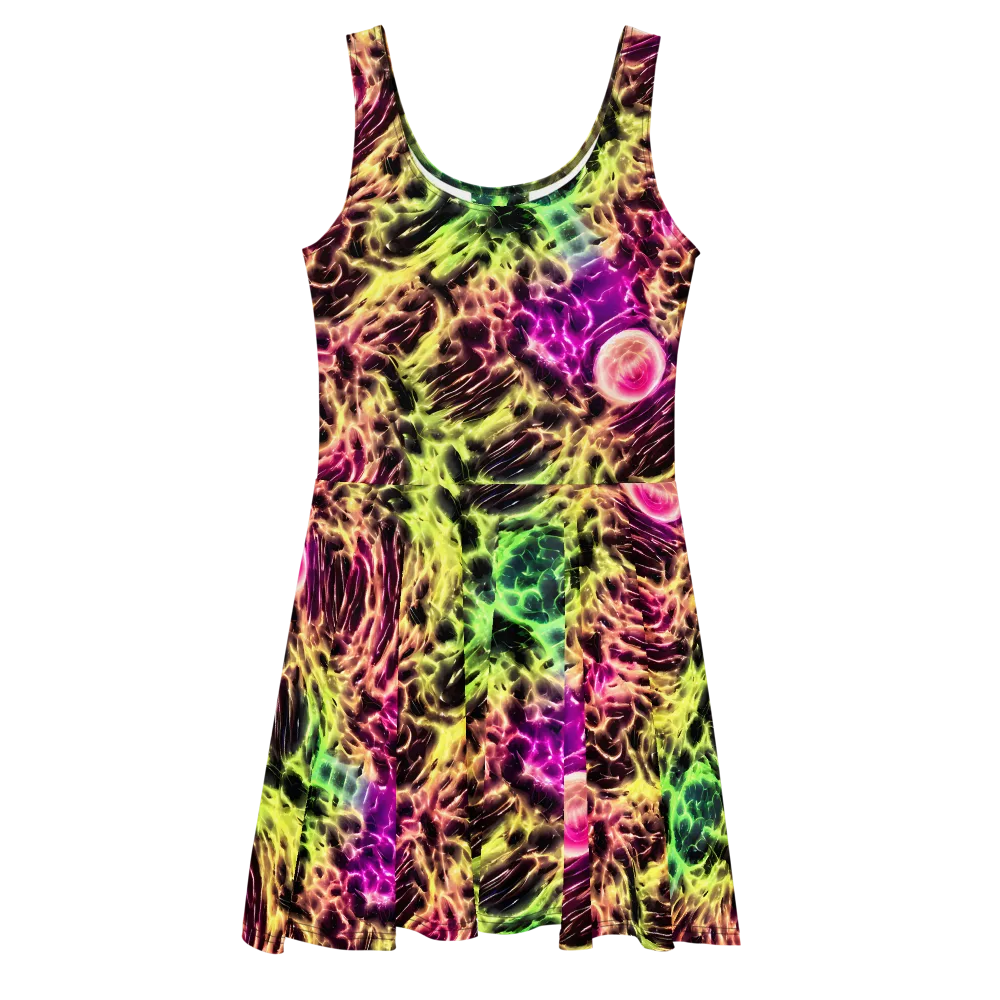 Brouwer's Blaze on Skater Dress — Front
