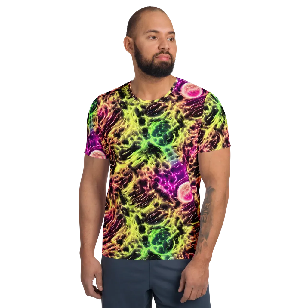 Brouwer's Blaze on Men's Athletic T-Shirt — Front