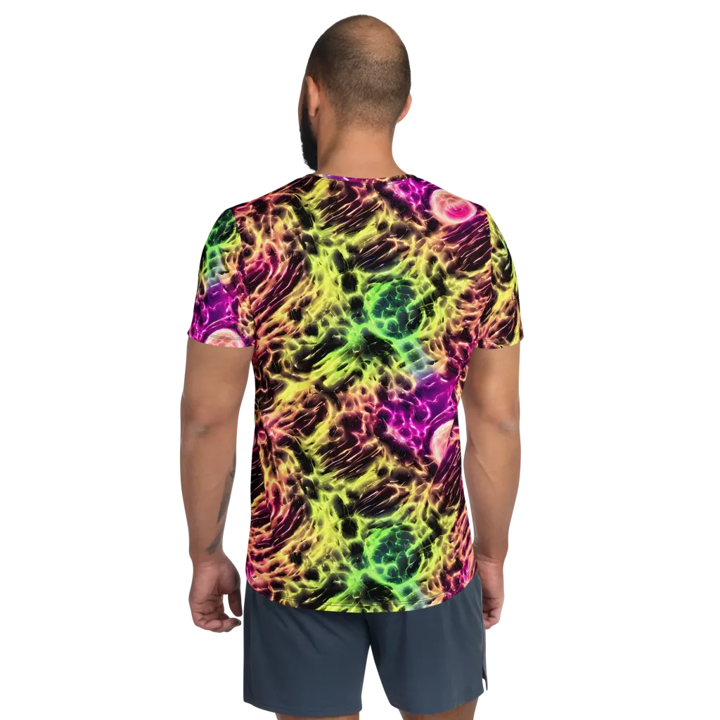 Brouwer's Blaze on Men's Athletic T-Shirt — Back