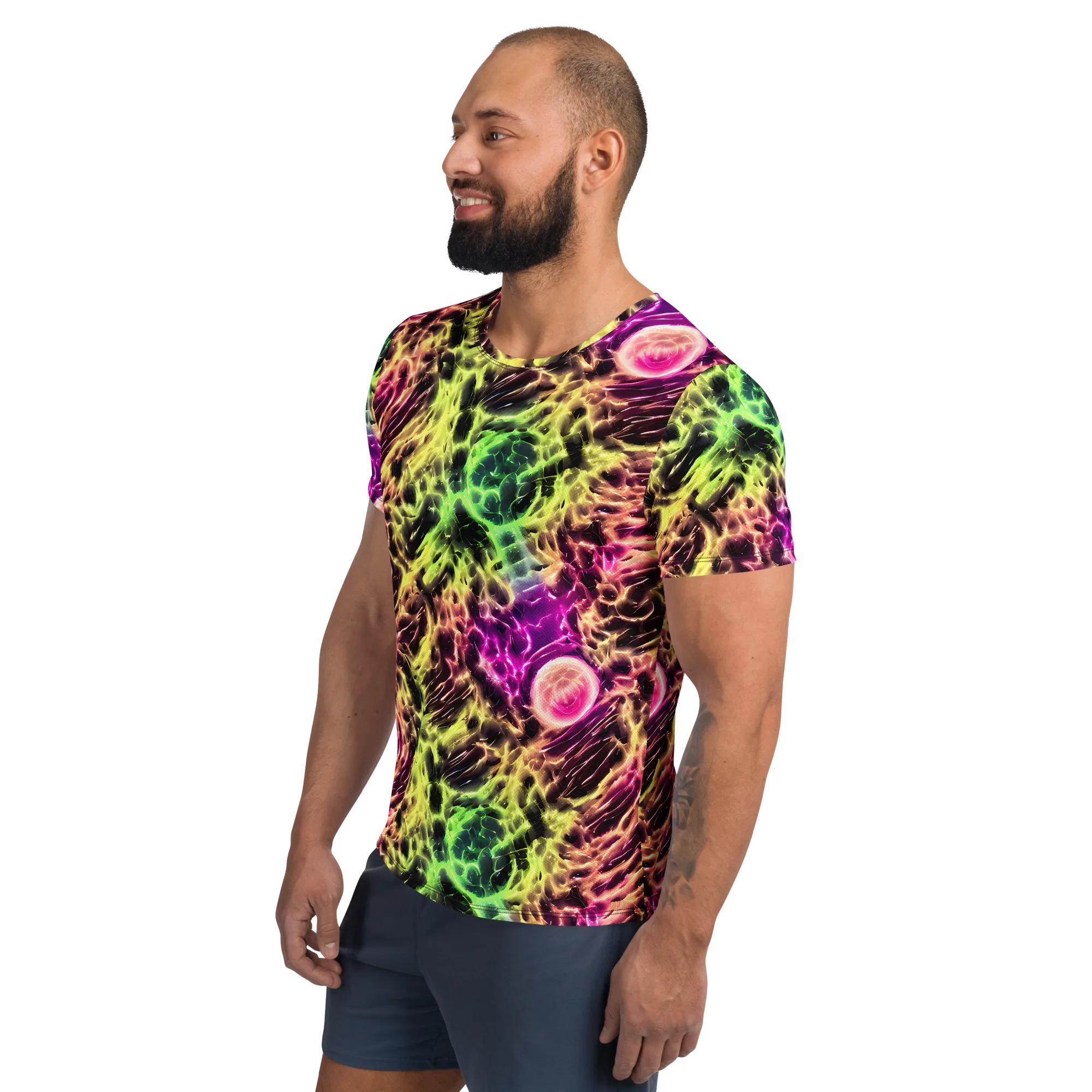 Brouwer's Blaze on Men's Athletic T-Shirt — Left