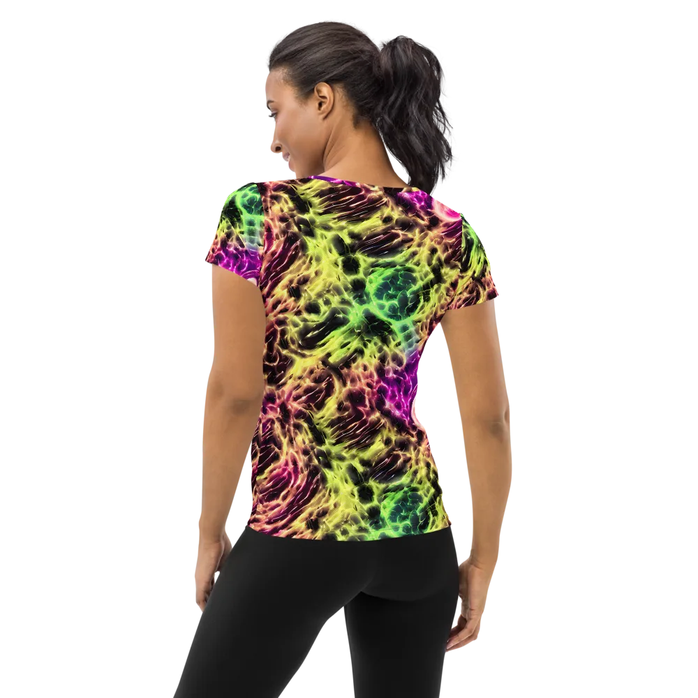 Brouwer's Blaze on Women's Athletic T-Shirt — Back