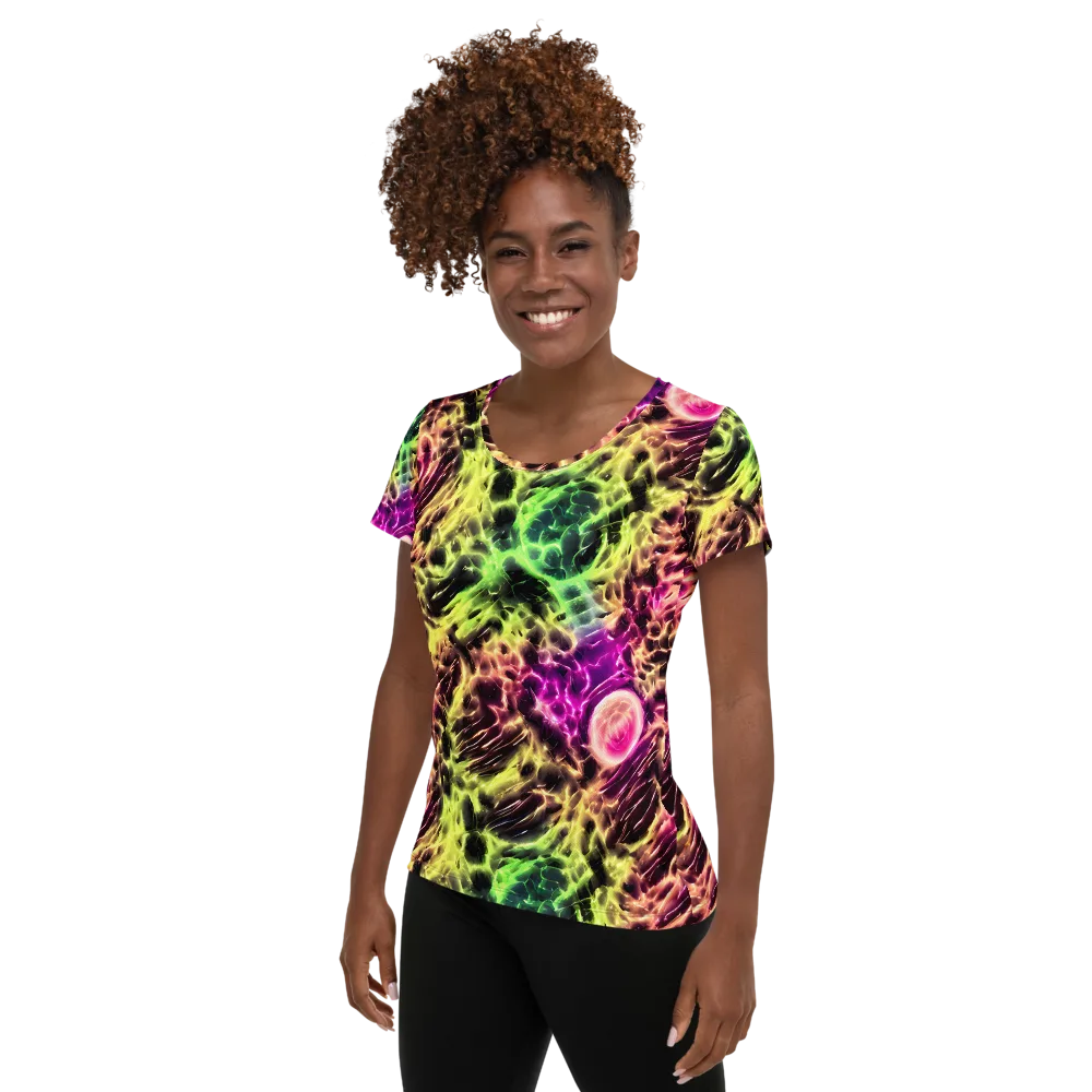 Brouwer's Blaze on Women's Athletic T-Shirt — Left