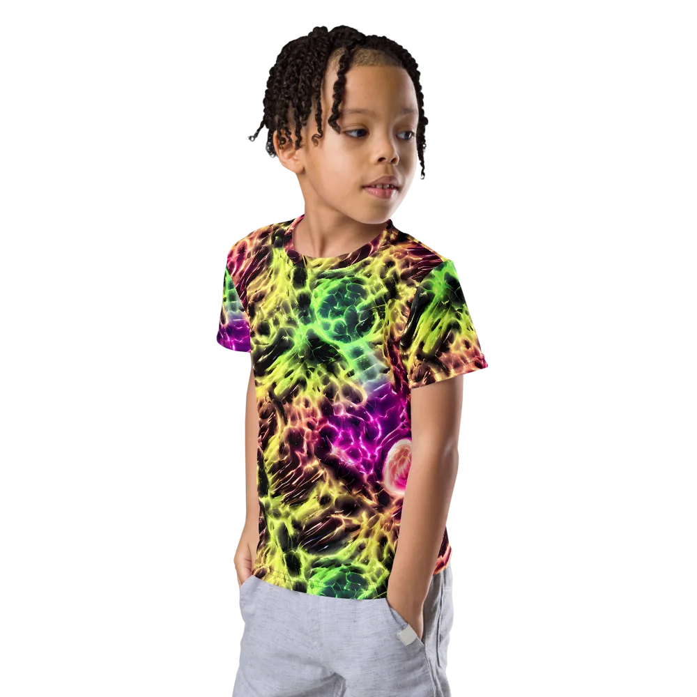 Brouwer's Blaze on Kids Crew Neck T-Shirt — Left Front