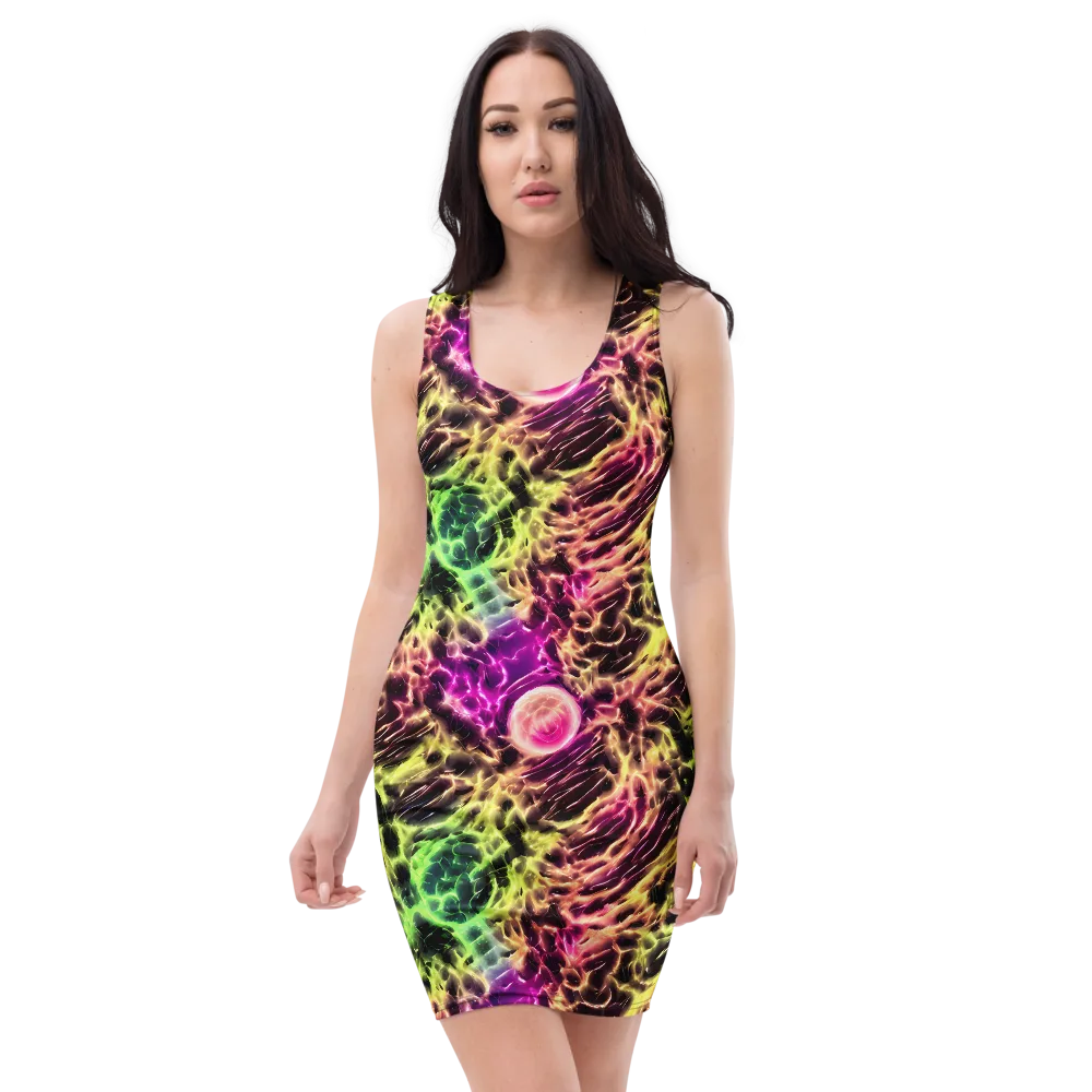 Brouwer's Blaze on Bodycon Dress — Front