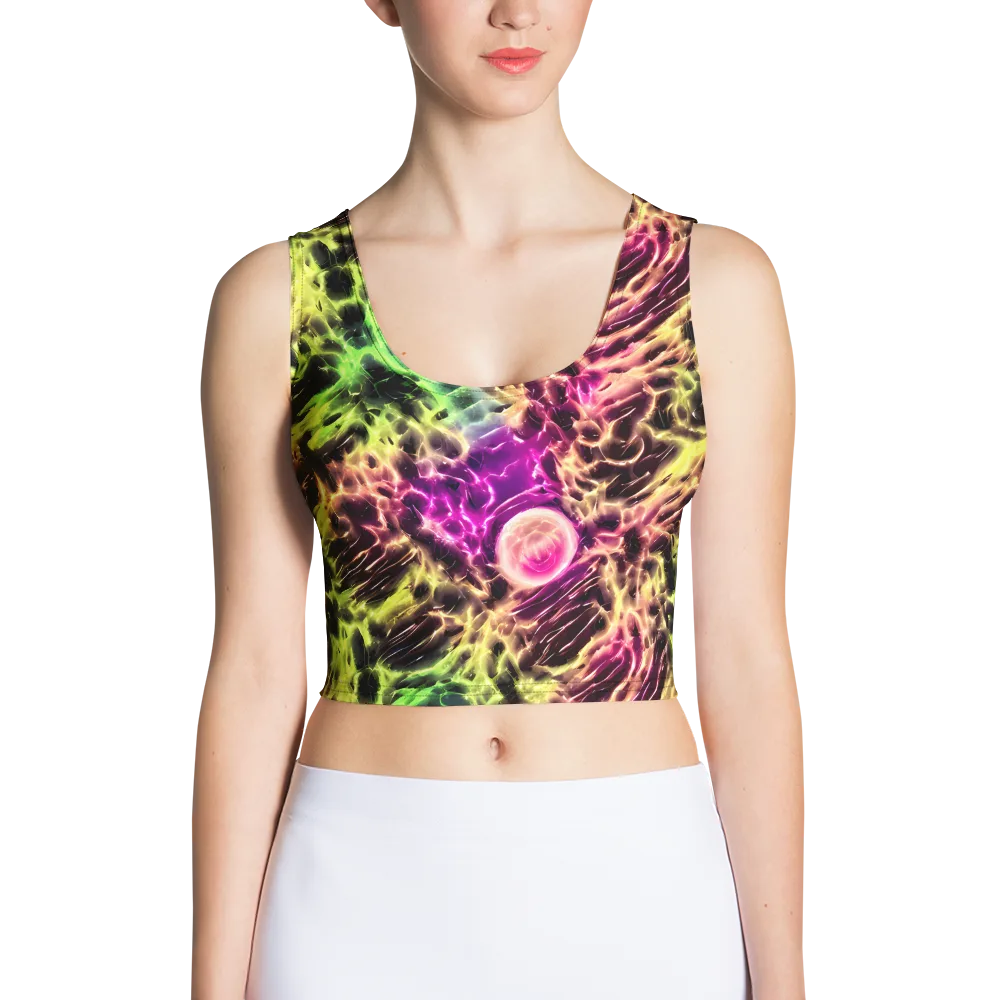 Brouwer's Blaze on Crop Top — Front