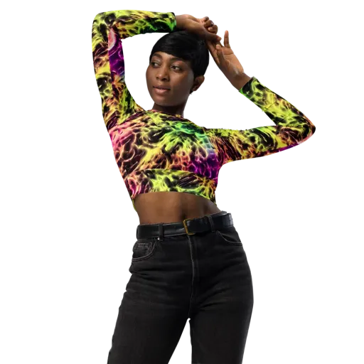 Brouwer's Blaze on a Long Sleeve Crop Top