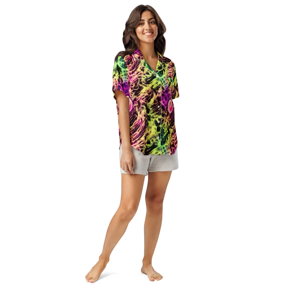 Brouwer's Blaze on Women's Short Sleeve Pajama Top — Front