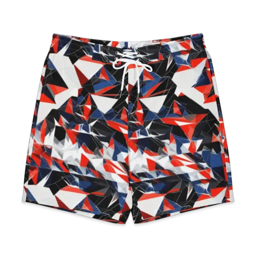 Redline Shards on a Men's Board Shorts