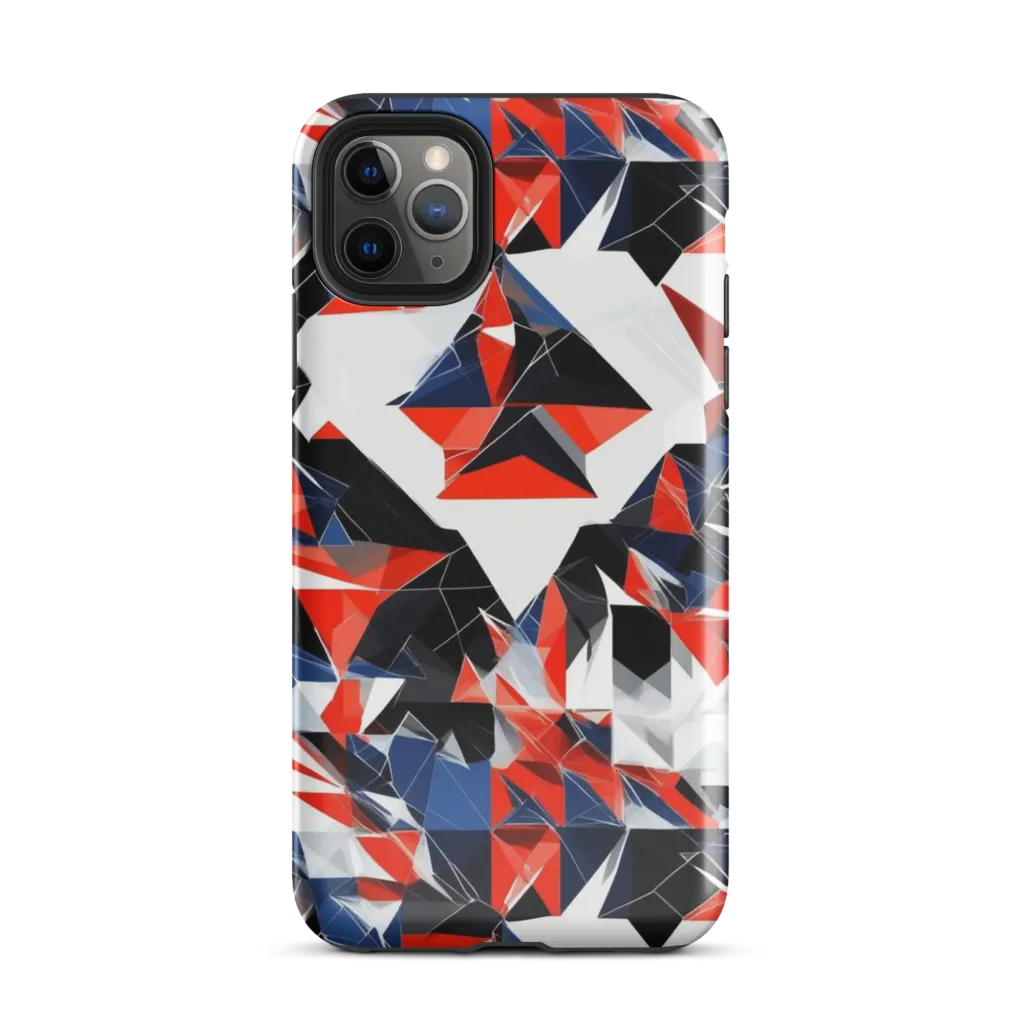 Redline Shards on Tough Case for iPhone® — Front