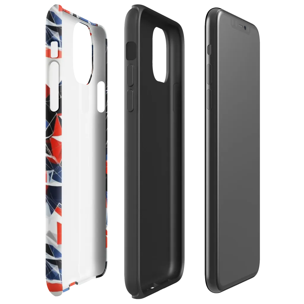 Redline Shards on Tough Case for iPhone® — Right