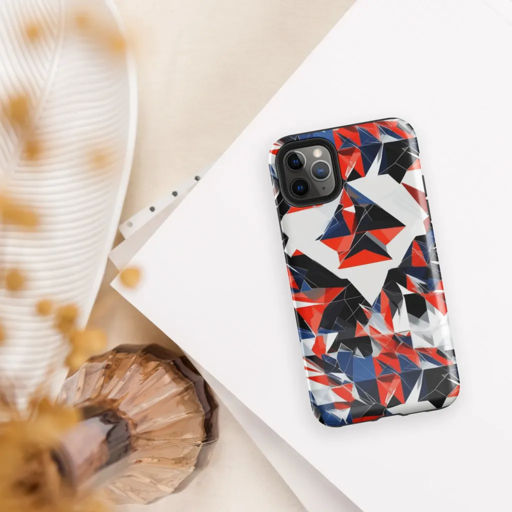 Redline Shards on Tough Case for iPhone® — Front