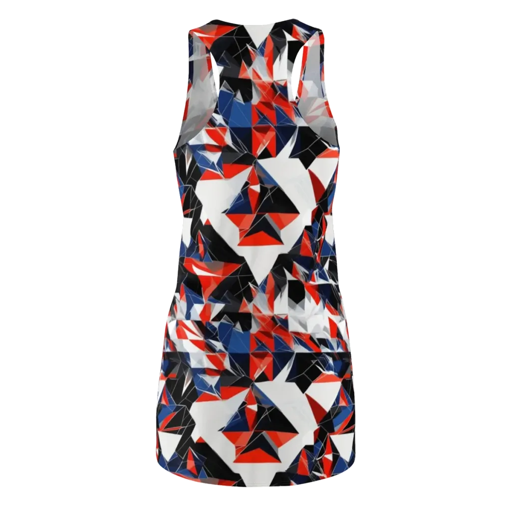 Redline Shards on Racerback Dress — Back
