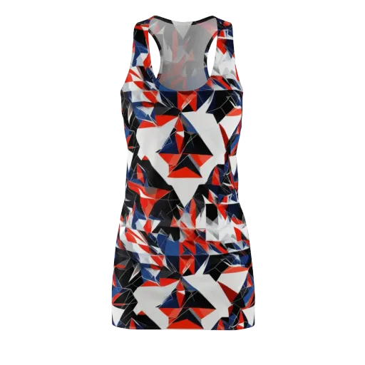 Redline Shards on a Racerback Dress