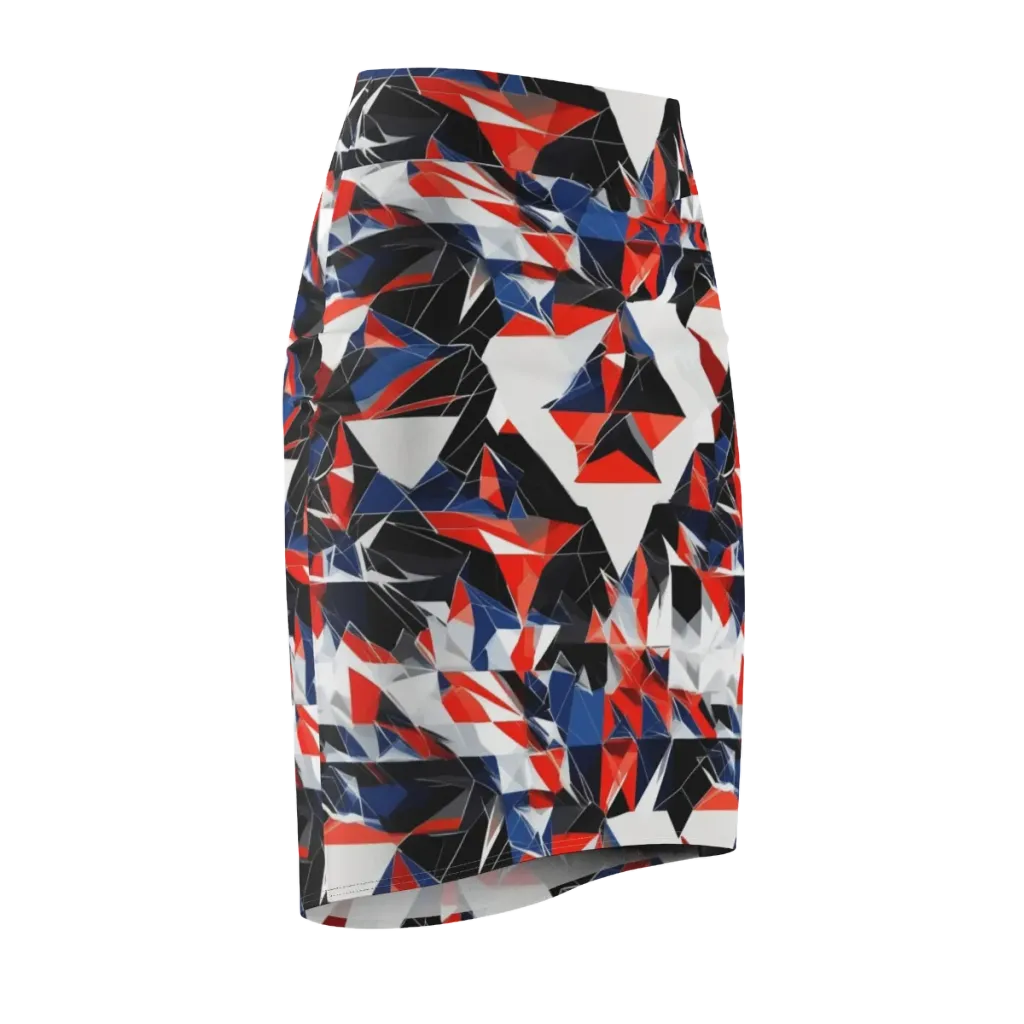 Redline Shards on Pencil Skirt — Front Side