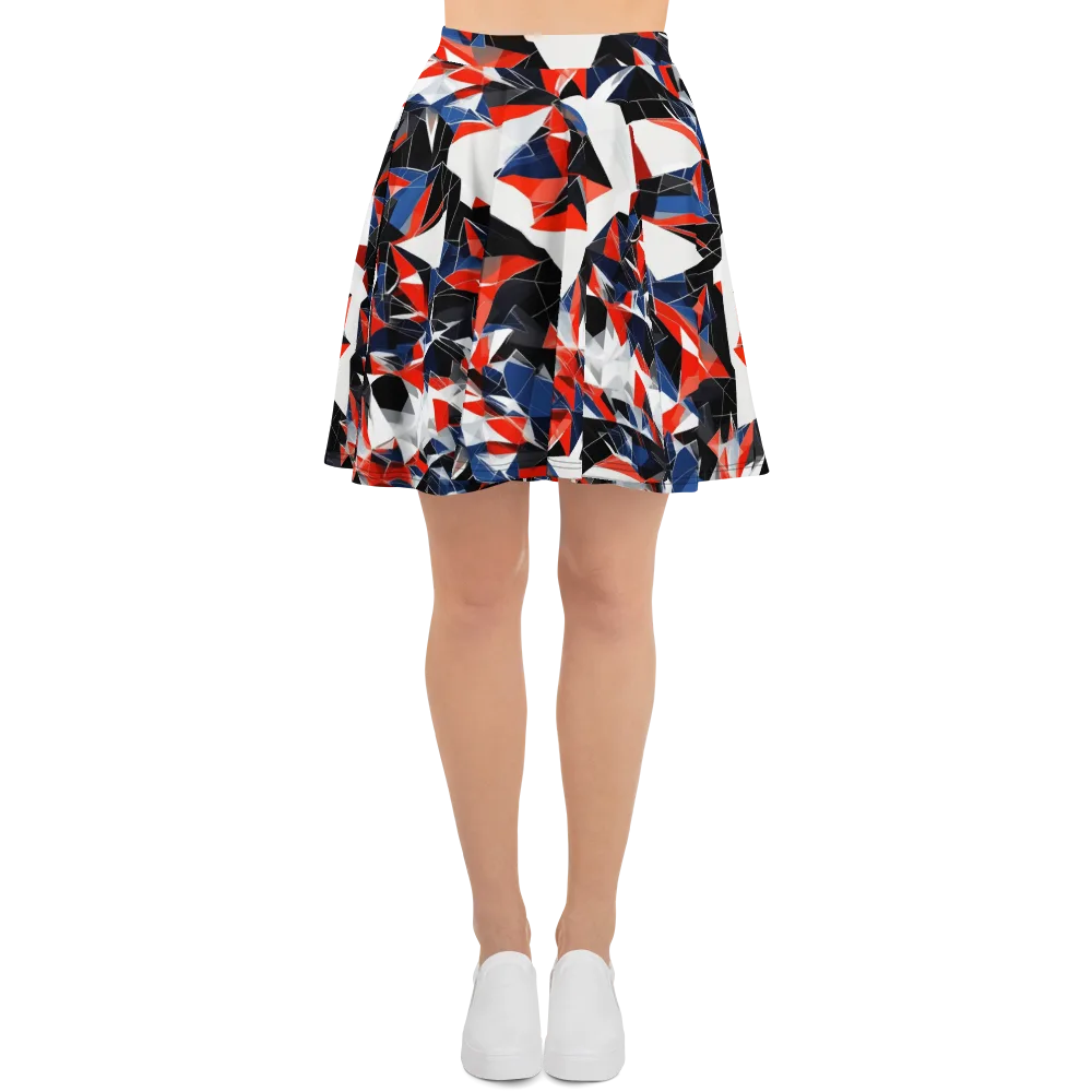 Redline Shards on Skater Skirt — Front