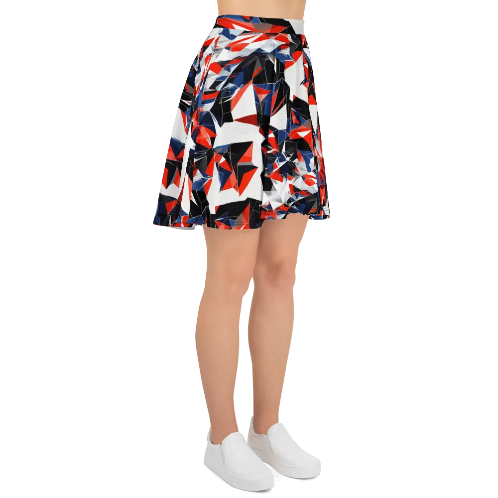 Redline Shards on Skater Skirt — Right