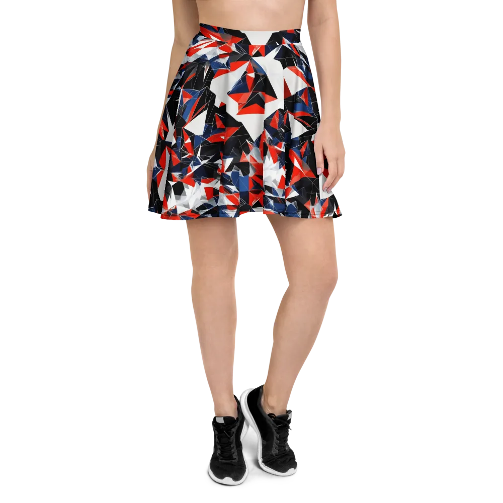 Redline Shards on Skater Skirt — Front