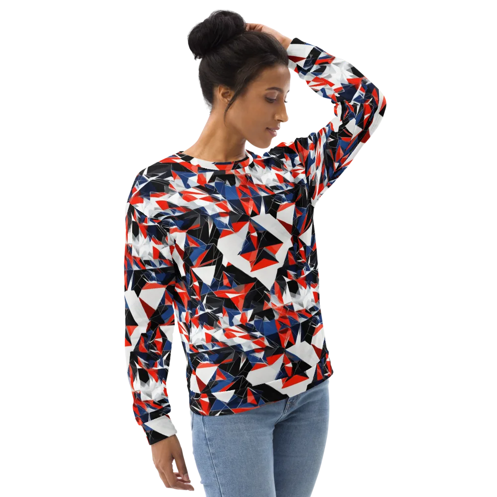 Redline Shards on Sweatshirt — Right Front