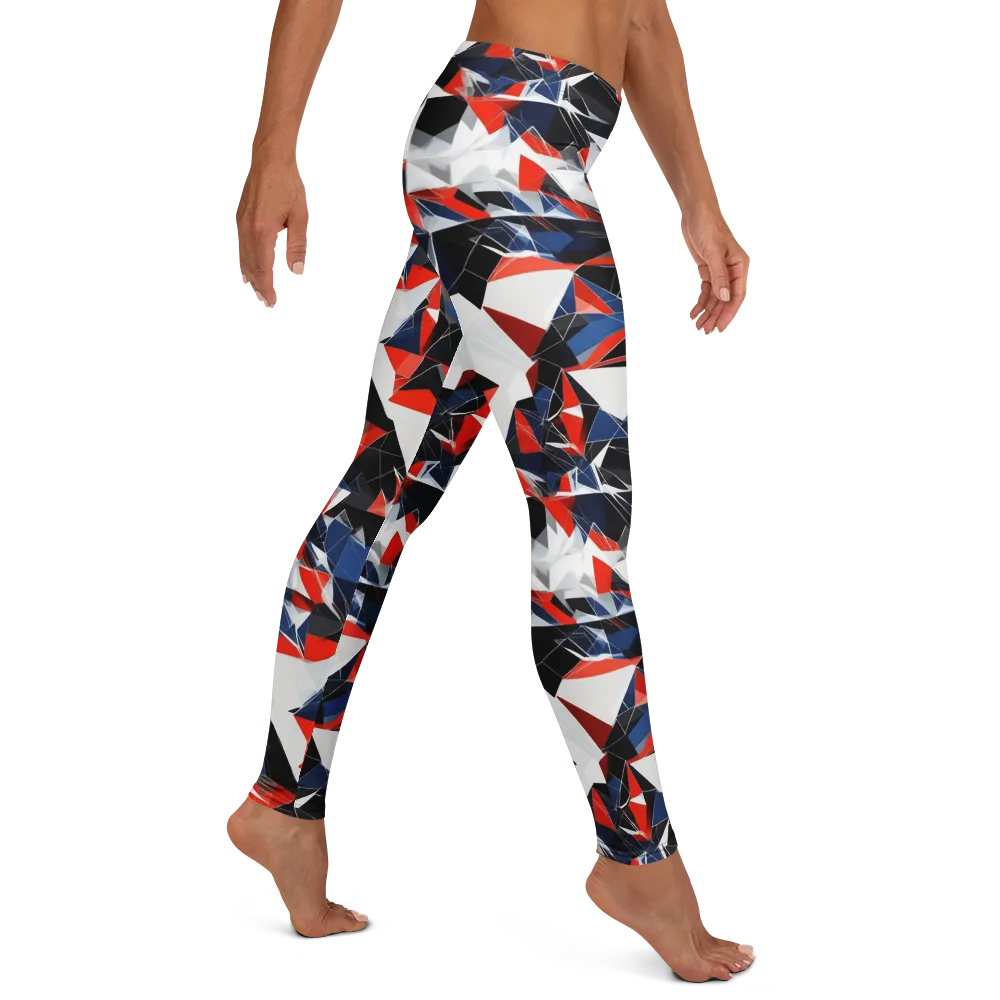 Redline Shards on Leggings — Right