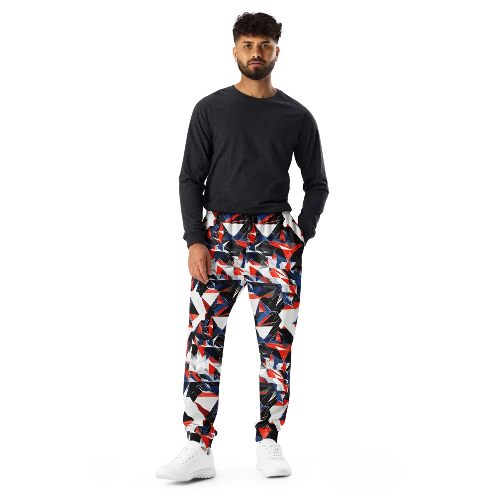 Redline Shards on Men's Joggers — Front