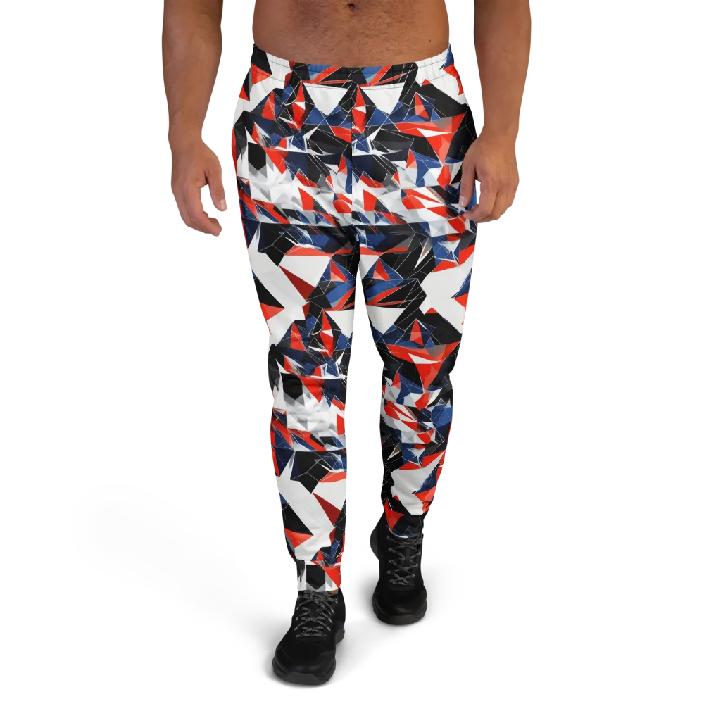Redline Shards on Men's Joggers — Front