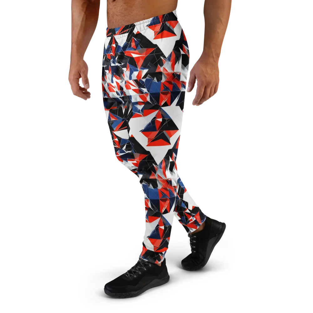 Redline Shards on Men's Joggers — Left