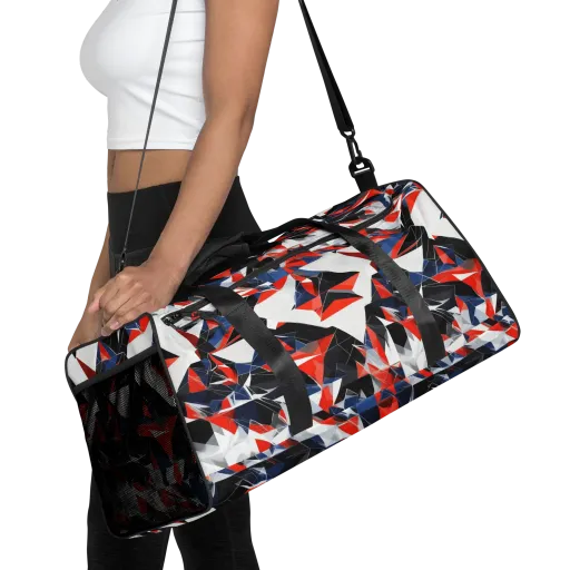 Redline Shards on a Duffle Bag