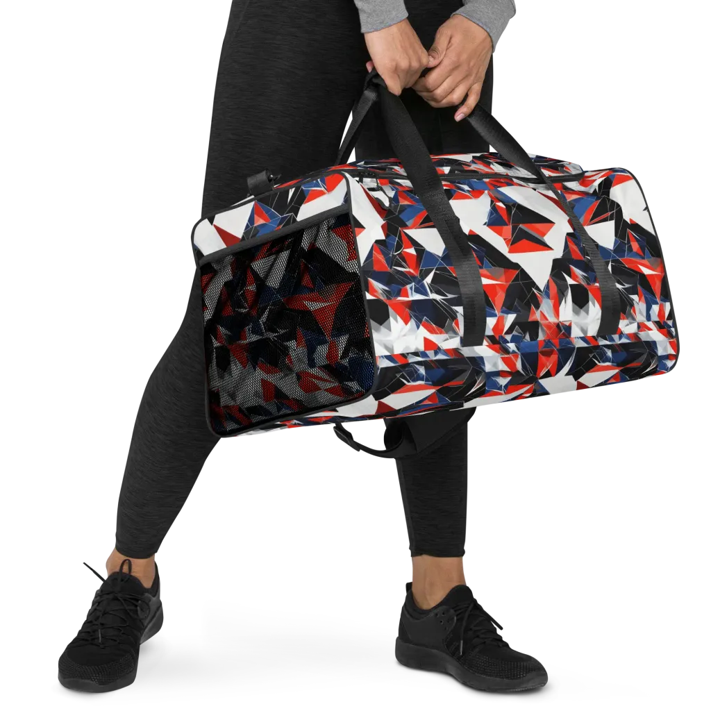 Redline Shards on Duffle Bag — Right Front