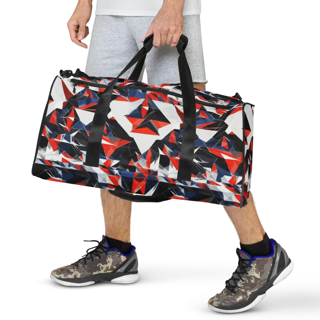 Redline Shards on Duffle Bag — Front