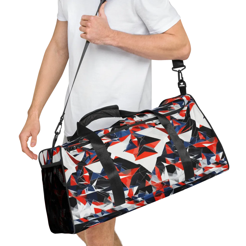 Redline Shards on Duffle Bag — Right Front