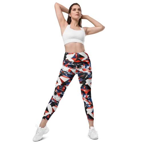 Redline Shards on a Leggings with Pockets