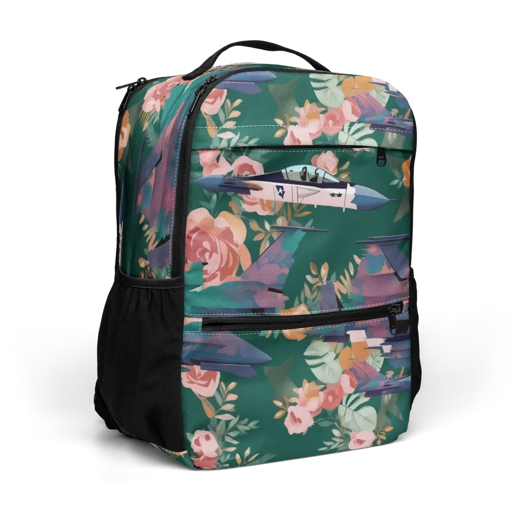 Bougainvillea Afterburner on Utility Backpack — Right Front