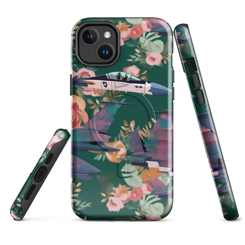 Bougainvillea Afterburner on MagSafe Tough Case for iPhone® — Front